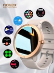 Смарт-часы NOVEX Smart Watch Grace 1.32 45 мм золотистый-белый