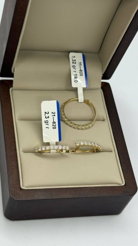 DARI GOLD 456776 вес 3.62 г золото, фианит