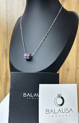 Подвеска Balausa Jewelry K057(3-8-11) вес 6.8 г серебро, эмаль