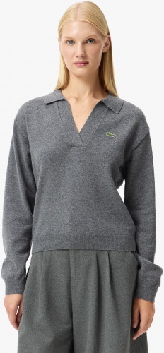 Свитер LACOSTE серый