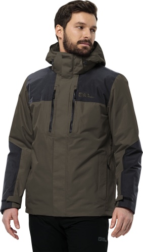 Демисезонная куртка Jack Wolfskin коричневый