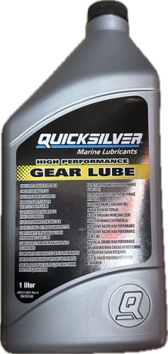 Трансмиссионное масло QUICKSILVER синтетическое High Performance Gear Lube 1 л