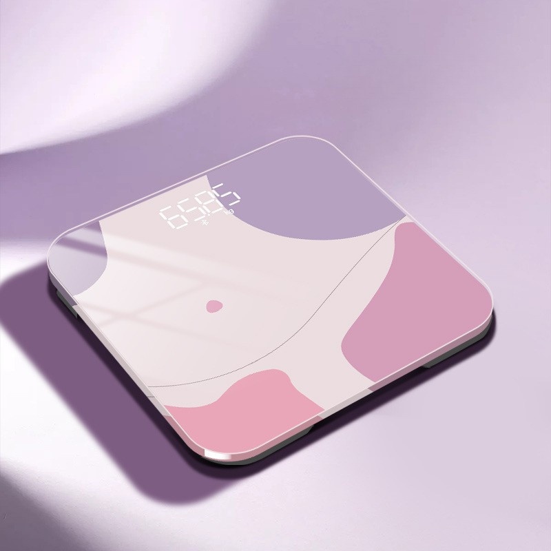 Напольные весы электронные DAVOS_scales_purple до 180 кг