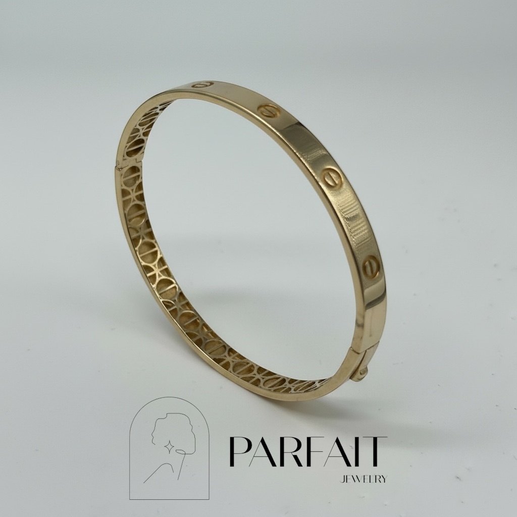 PARFAIT JEWELRY PJ_КартББР_03 длина 19 см, вес 9.2 г золото, плетение обод