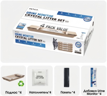 Petkit Urine Monitor Crystal Litter Set впитывающий 8 кг