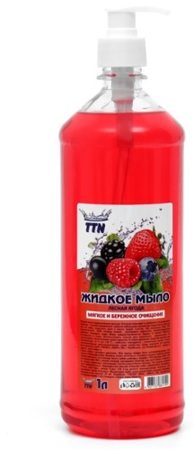 Жидкое мыло туалетное SIMA-LAND HOME Мыло жидкое TITAN "Лесные ягоды", 1 л 1 шт