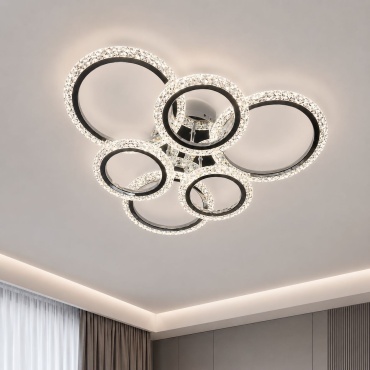 Люстра потолочная ИМПЕРИЯ ЛЮСТР LED, кол-во ламп: 6 шт