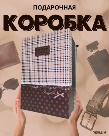 Коробка 1 шт, 23х15х9 см