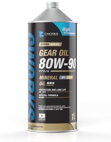 Масло синтетическое CWORKS WORKS GEAR OIL GL5 80W90 1 л