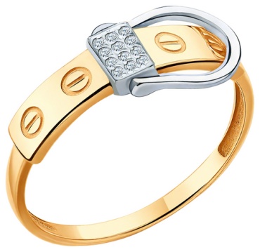 PRESTIGE JEWELRY К4758Л размер 18.5 вес 1.76 г золото, фианит