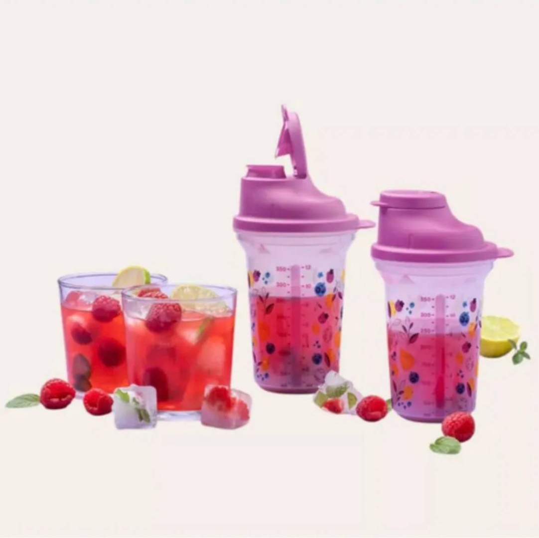 Tupperware мерный стакан Шейкер 350мл, 2шт, полипропилен