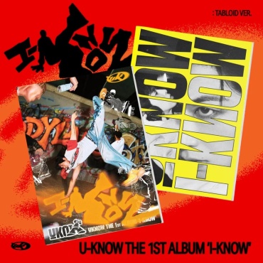 SM ENTERTAINMENT U-KNOW - I-KNOW 1st Album TABLOID RANDOM Version