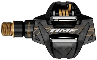 Контактные Time XC 12, Carbon body, Titanium spindle, ATAC standard cleats, Carbon Gold B1 черный