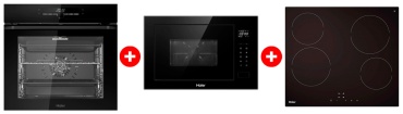 Haier HOQ-F6CASGB + HMX-BTG259B + HHY-C64NVTB черный