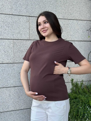 Футболка CHAO MAMMY темно-коричневый