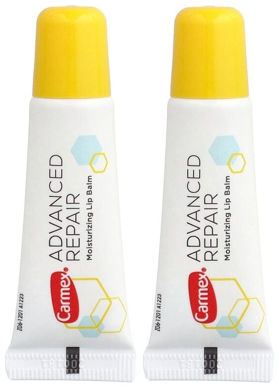 Carmex бальзам Advanced Repair, увлажняющий бальзам для губ, 2 тюбика по 10 г 20 г