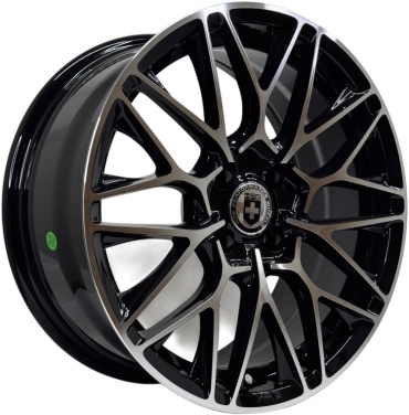 Top Grade 9088WW 7x16/4x100 D67.1 ET35 4 диска черный, серебристый