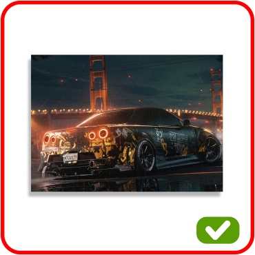 NUTRIX постер CARS TRANSITIONS 30x21 см