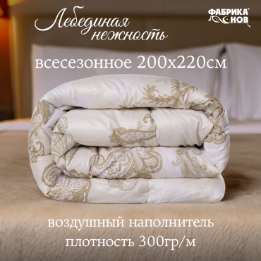 Одеяло Фабрика Снов Лебядиная нежность 200x220 всесезонное