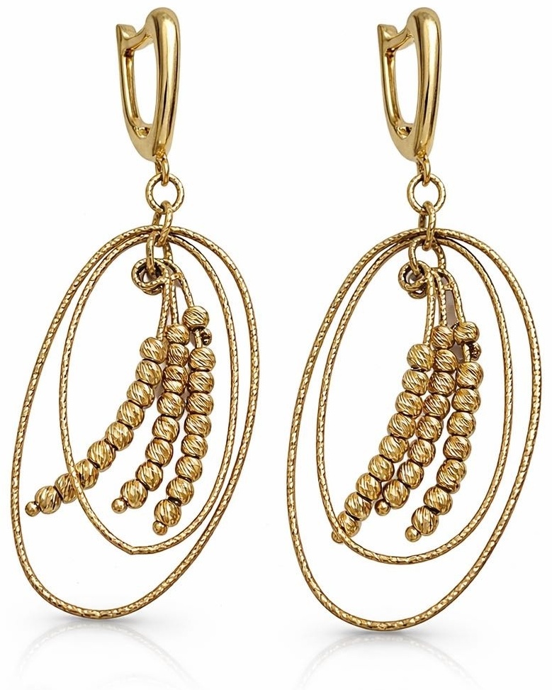 Серьги Italian Gold SPARK-01032 вес 7.33 г золото, без вставок