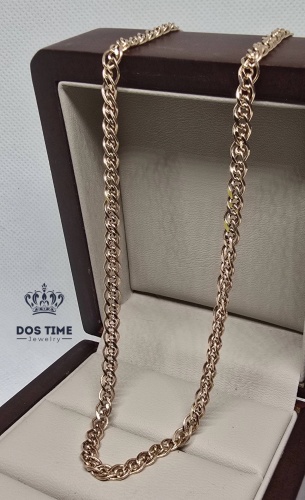 DOS TIME 409186435 длина 55 см, вес 5.8 г золото, плетение нонна