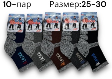 Носки Alaska ИП Темірбай 10 пар мультиколор 25-30