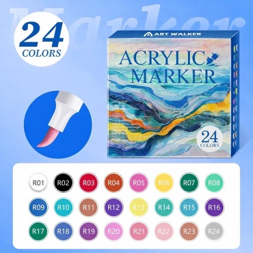 Акриловые маркеры Art Walker 24 шт