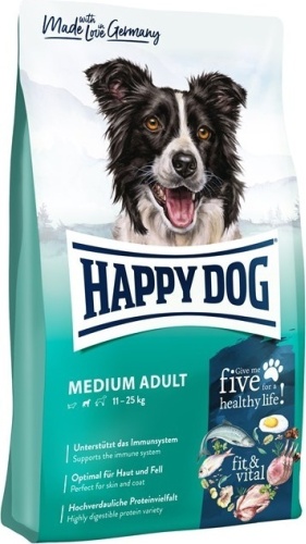 HAPPY DOG Fit & Vital Medium Adult 12 кг