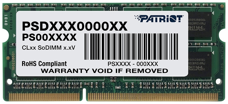 Оперативная память Patriot Memory PSD34G13332S 4 Гб