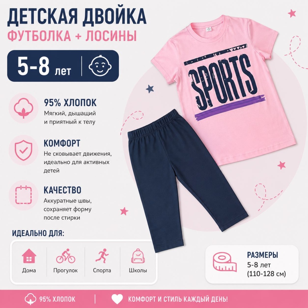 Комплект Kids Dream розовый