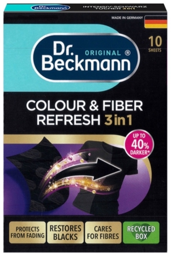 Листы Dr.Beckmann Салфетки для обновления черного цвета 10 шт