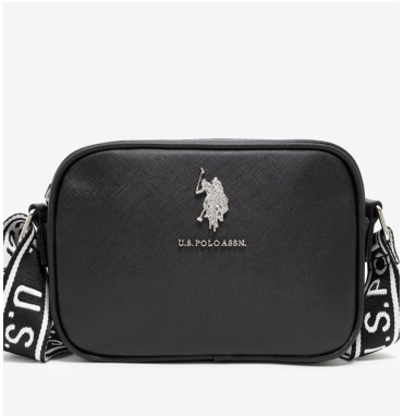 Сумка мессенджер US POLO ASSN искусственная кожа черный