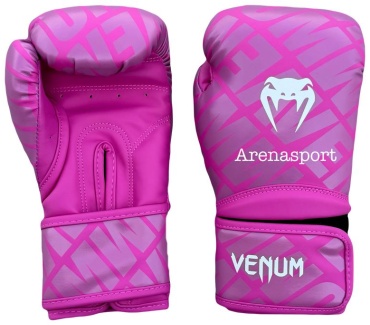 Боксерские перчатки Venum 12 oz розовый