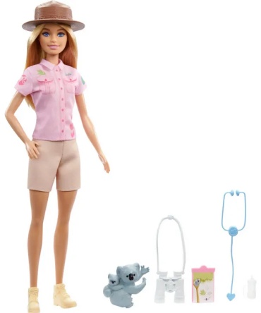Кукла-модель BARBIE Зоолог с тематическими аксессуарами 29 см