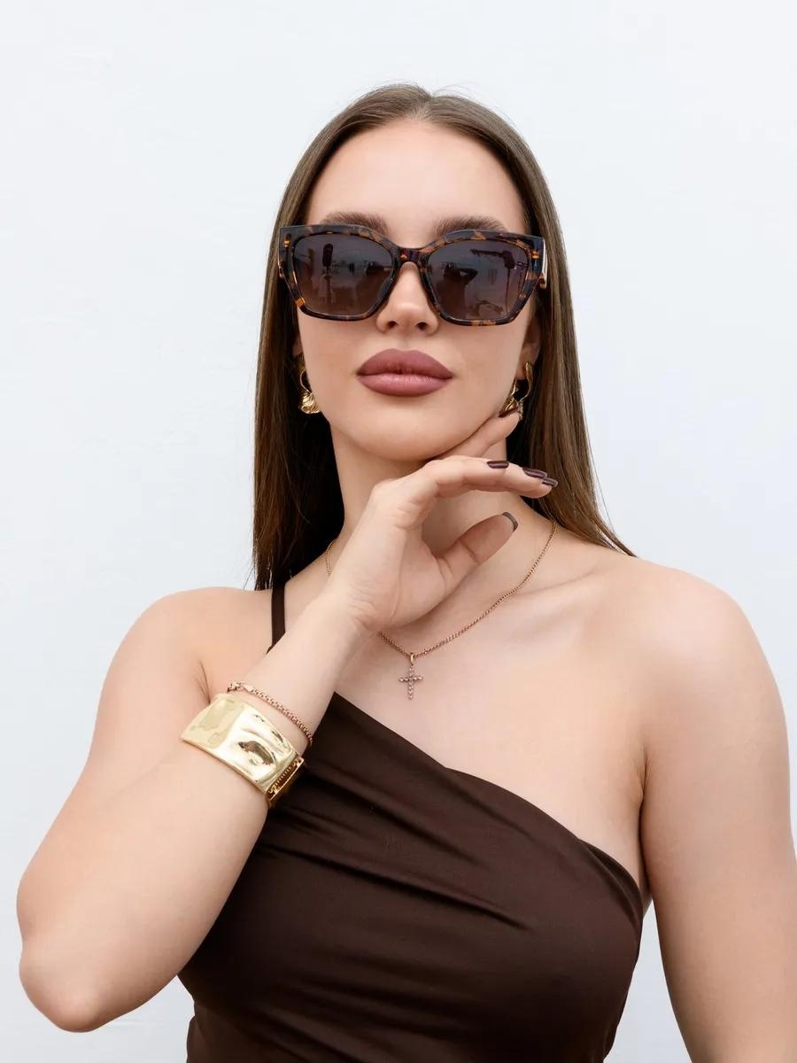 KATRIN JONES солнцезащитные очки кошачий глаз градиент