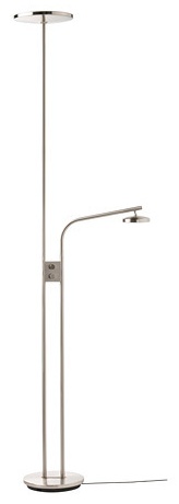 Напольная лампа IKEA 00459710 LED, 17 Вт, сталь