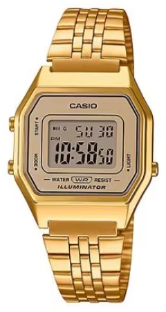 Кварцевые CASIO LA680WGA-9DF полимер