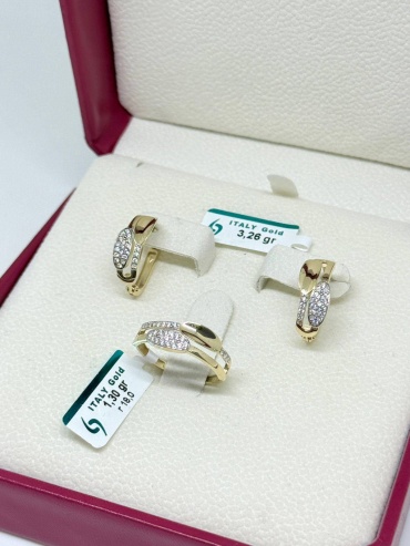 Diamond 536899776 вес 4.55 г золото, фианит