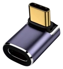 Переходник USB TypeC (F), USB TypeC (M), 0.1 м, фиолетовый