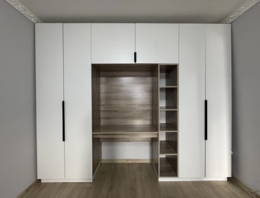 Распашной шкаф ELDAR Престиж, 300x250х50 см, белый