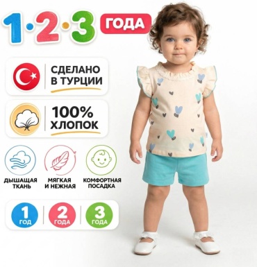 Комплект KARACON бирюзовый