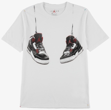 Футболка Jordan черный, белый
