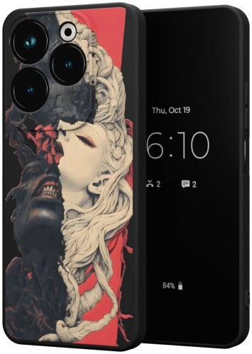 Чехол Mcover для Infinix HOT 40, HOT 40 Pro рисунок