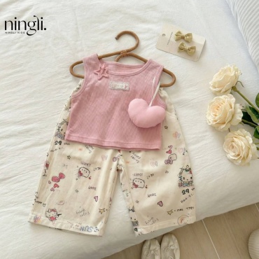 Комплект Murat Baby Hello Kitty белый, розовый