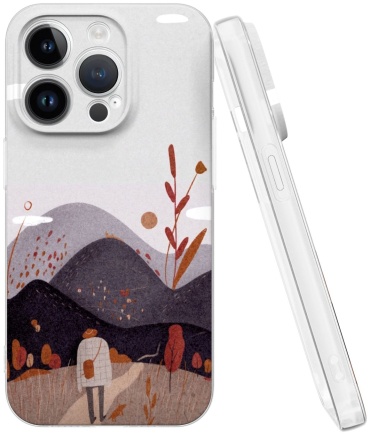 Чехол Mcover для Apple iPhone 14 Pro рисунок