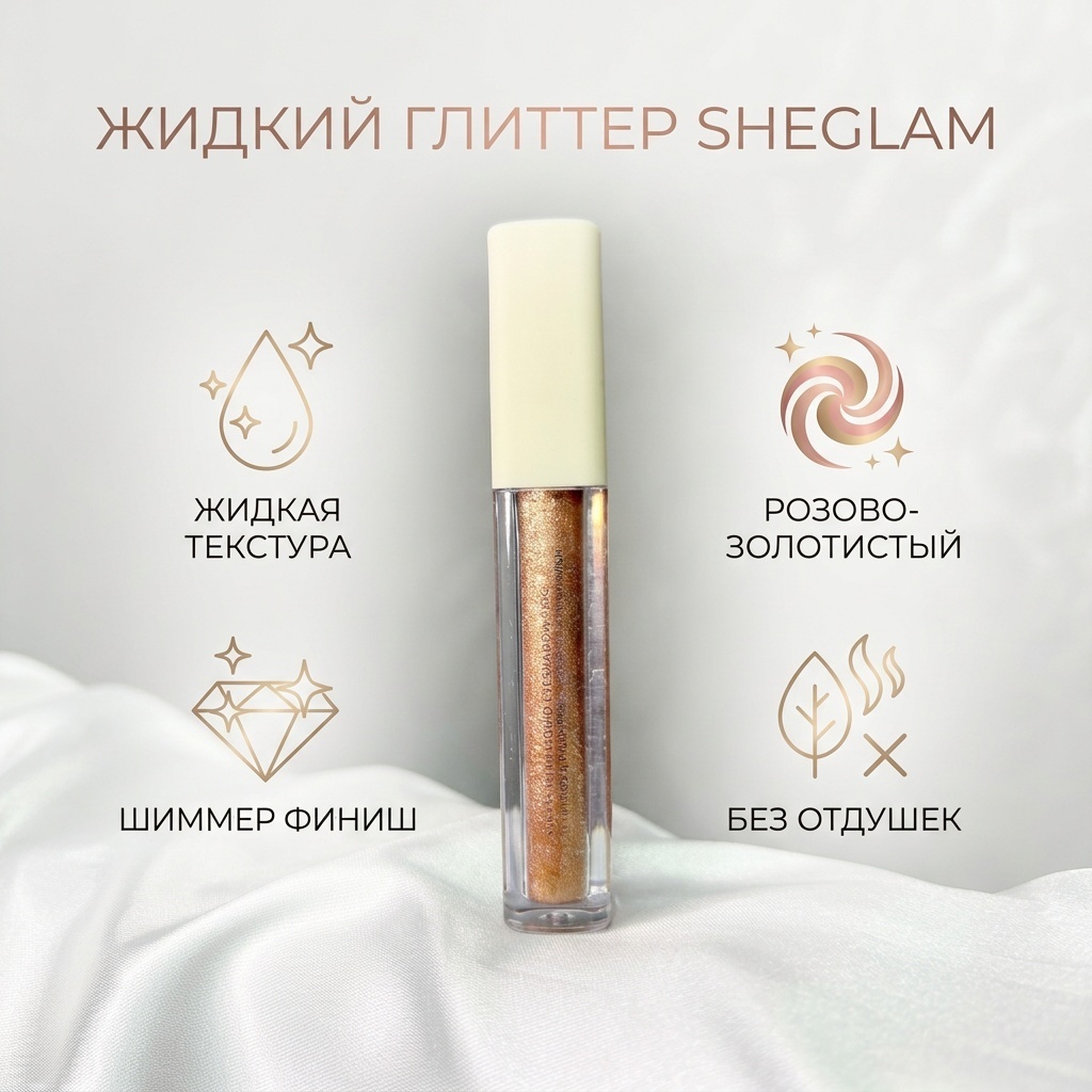 SHEGLAM глиттер жидкие 02323 02