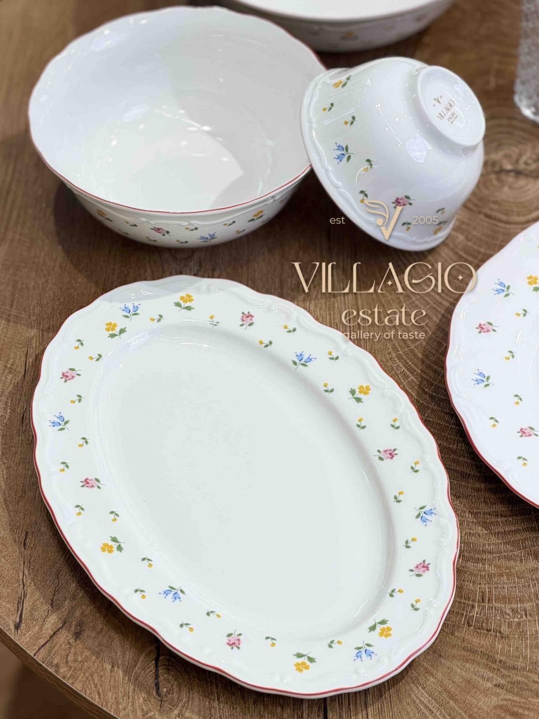 Сервиз на 6 персон VILLAGIO 40-AI, предметов: 40, чайно-столовый, фарфор, костяной фарфор