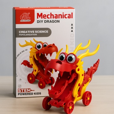 Конструктор STEM machinacal diy dragon JHL-1598, деталей 34 шт