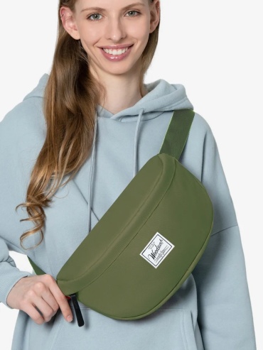 Сумка кросс-боди Woodsurf натуральная кожа зеленый