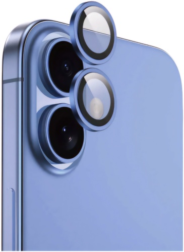 Стекло AKC для Apple iPhone 16 Plus голубой